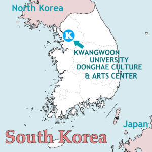 The Map of South Korea
