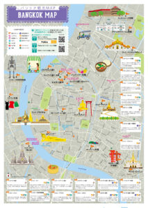 The map of Bangkok.