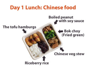 Lunch on Day 1: Chinese Food Description